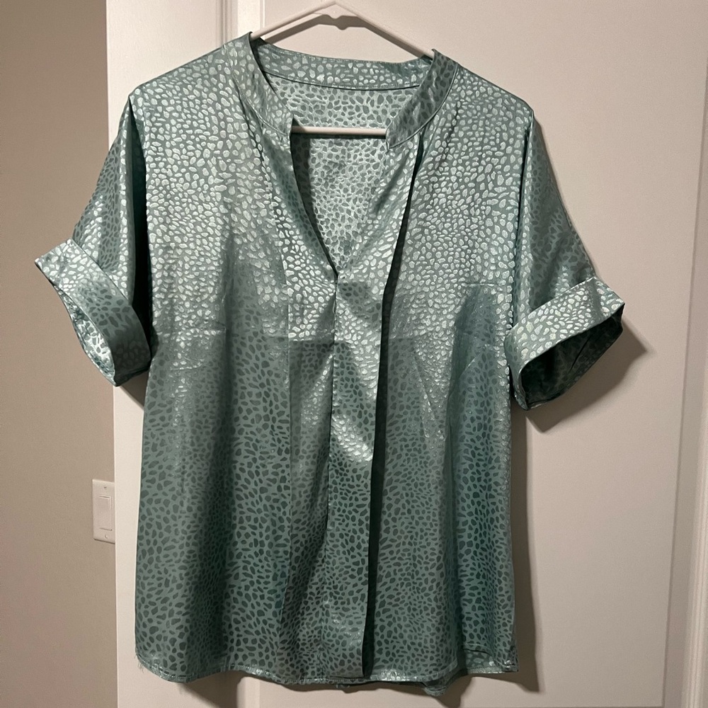 Teal Blouse